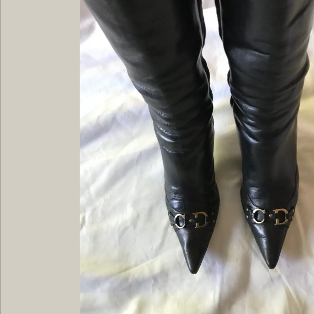 CHRISTIAN DIOR Black Boots